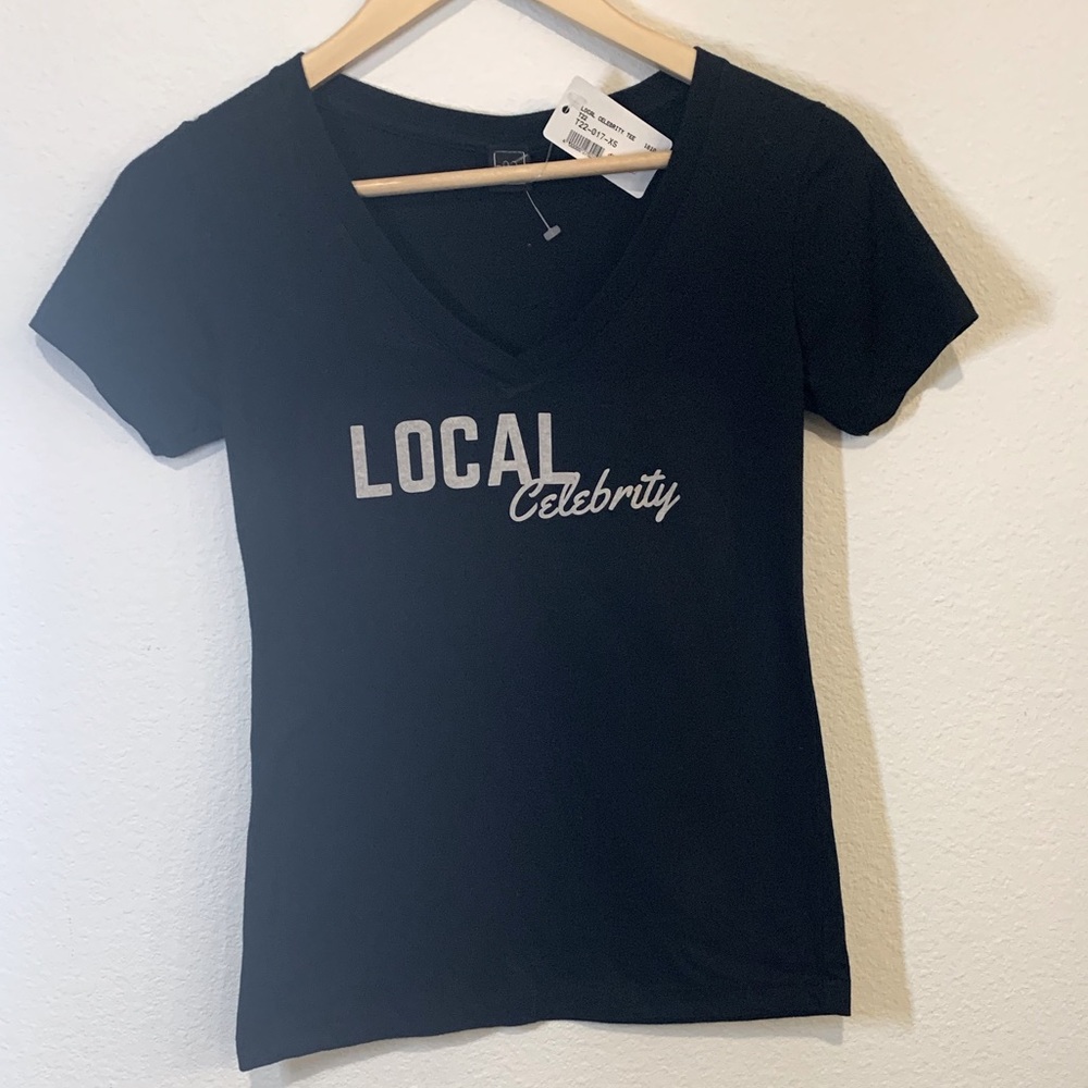 NWT “Local Celebrity” Black T-shirt